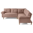 thumbnail image 4 of Sala Esquinera Makora De Velvet Palo De Rosa Modelo Elton, 4 of 7