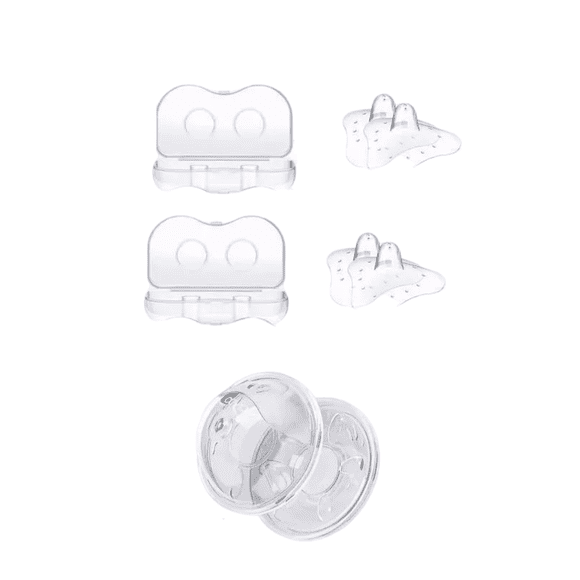 Conchas Recolectoras De Leche Materna+protectores Para Pezón