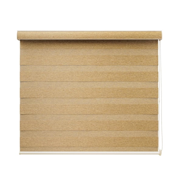 DecoKing | Persiana para Ventana Duo Dimout Enrollable Horizontal 120cm ancho x 180cm alto Khaky