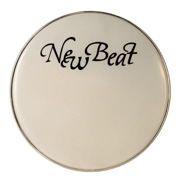 Parche New Beat DH-20W/2 de Golpe 20 Pulgadas blanco