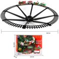 thumbnail image 3 of Tren De Navidad Con Sonidos Y Luces Juego De Mini Tren De Juguete De Vagón De Riel Eléctrico Para Navidad Y Decoración Del Hogar Advancent HA039298-00, 3 of 6