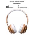 thumbnail image 3 of Audifonos Manos Libres De Diadema Bluetooth VIMI Con Conexion 3.5 Y Radio Dorado, 3 of 6