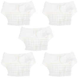 5pcs Newborn Diaper Baby Cloth Nappy Reusable Diapers Baby Washable Nappy Pants S Size