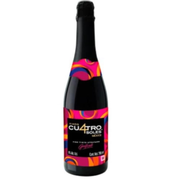 Pack de 12 Vino Espumoso Cuatro Soles Afrutado 700 ml