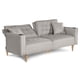 thumbnail image 4 of Sofá Cama Makora Maxim Gris Claro Lino 3 Posiciones con Soft Foam Reclinable, 4 of 9