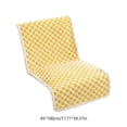 thumbnail image 3 of Sillón reclinable de oficina con cojín de asiento y respaldo integrados, alfombrilla gruesa antideslizante, apto para sillas, taburetes, sofás y sillones reclinables., 3 of 6