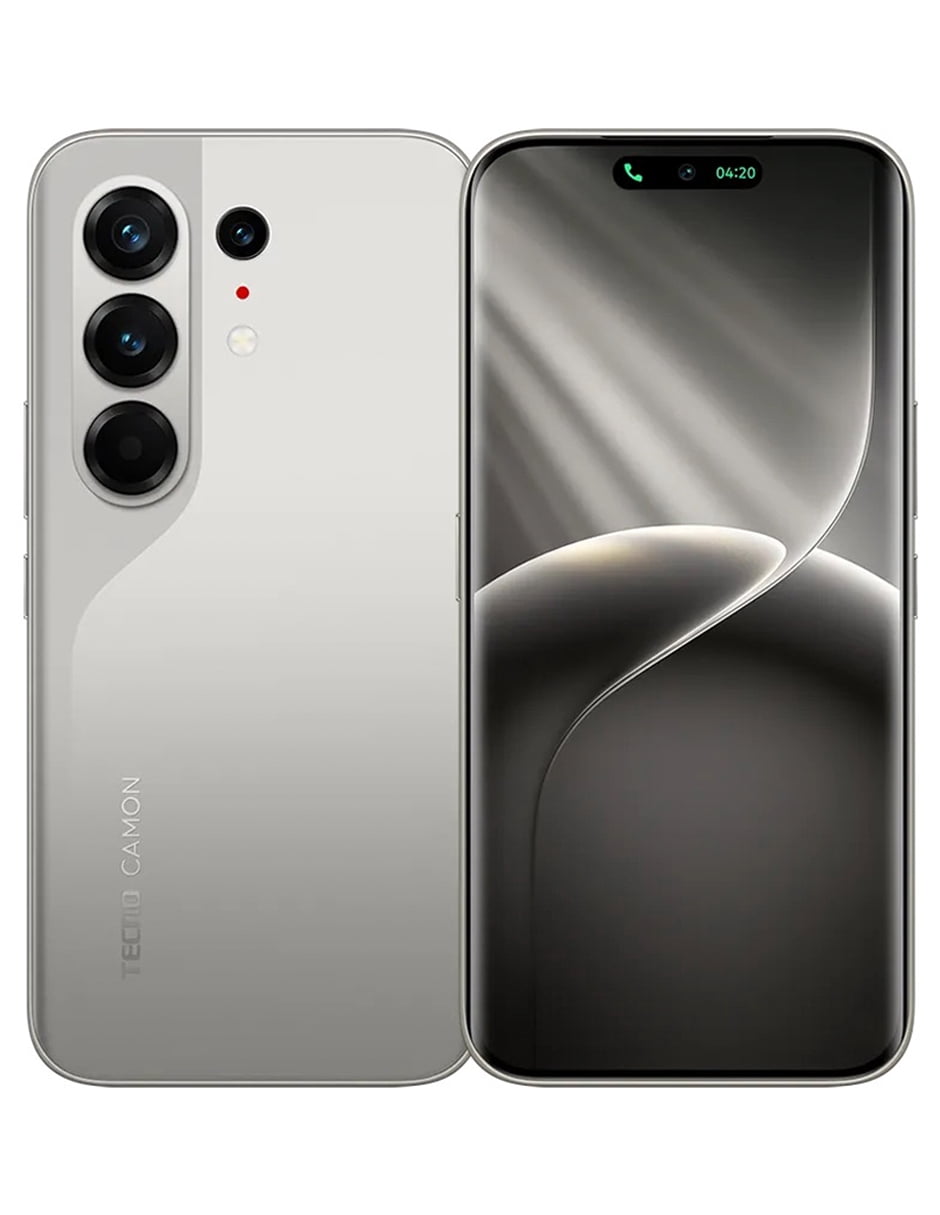 Celular TECNO Camon 50 PRO Gris256GB, 8GB RAM Desbloqueado Dual SIM
