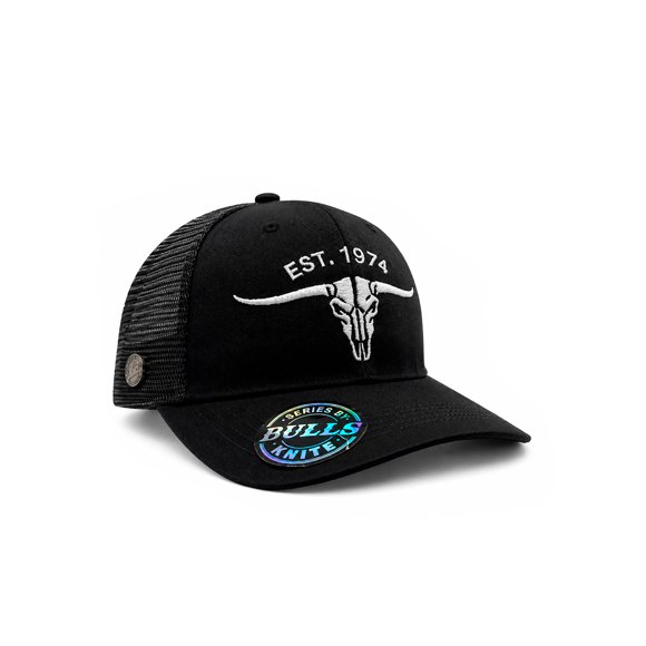 Knite Gorra Trucker de Hombre Negra Toro Heritage 1974 Vaquero con Malla