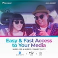 thumbnail image 3 of Estéreo de coche Pioneer MVH-S322BT Bluetooth con entradas USB/AUX, 3 of 7