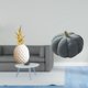 thumbnail image 2 of Escultura de piña,Adorno decorativo de piña de cerámica,Escultura moderna de piña Figura de piña,Almohadas de calabaza de Halloween,Cojines de calabaza de Halloween,suaves,para decoración, 2 of 8