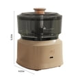 thumbnail image 3 of Mini procesador de alimentos Garlic Chopper 350ML | Molinillo de verduras inalámbrico USB recargable | Picadora eléctrica portátil de especias para carne | Fácil de limpiar sin BPA, compacto para, 3 of 8