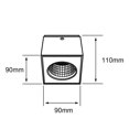 thumbnail image 5 of Lámpara Interior Sobreponer Tecnolite Techo Negro Aluminio 100-240v, 5 of 5