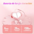thumbnail image 4 of VEATOOL K520 Auriculares Inalámbricos Intrauditivos, Bluetooth 5.3, Diseño con Cordón Portátil, Perfil Doble en Forma de Corazón, 4 of 8