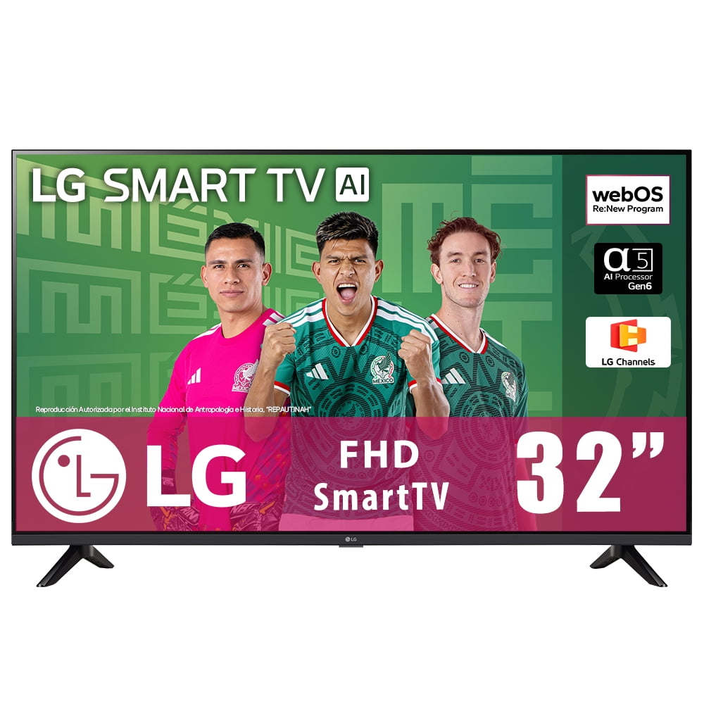 TV LG 32 Pulgadas HD SMART TV AI 2025 webOS 32LR600BPSC