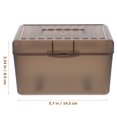 thumbnail image 2 of AURARMLET Organizador De Tarjetas De Plástico Café Para Escritorio Con Elegante Y Material PP Resistente, 2 of 6