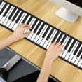 thumbnail image 4 of TAILTOSS Piano De Rollo Portátil Con Y Material De Silicona Para Uso En Viajes Y Práctica Musical, 4 of 8