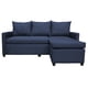 thumbnail image 3 of Sala Esquinera Modular El Bazar Store Vancouver Azul Marino 175x130 cm Sofa Lado derecho ó izquierdo Económica, Tela Lino, 3 of 7