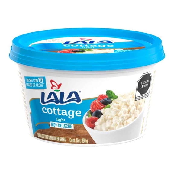 Queso Cottage Lala Light Natural 350 g