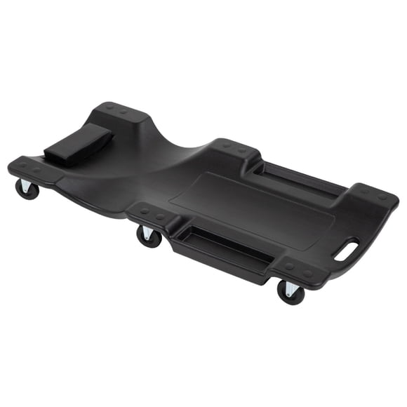 Cama Para Mecánico Deslizante 40 Pulgadas Soporta 120kg Con 6 Ruedas Giratorias Kingsman negro Estandar