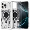 thumbnail image 1 of Funda Spigen Ultra Hybrid MagFit para iPhone 16 Pro, antiamarilleo, 1 of 7