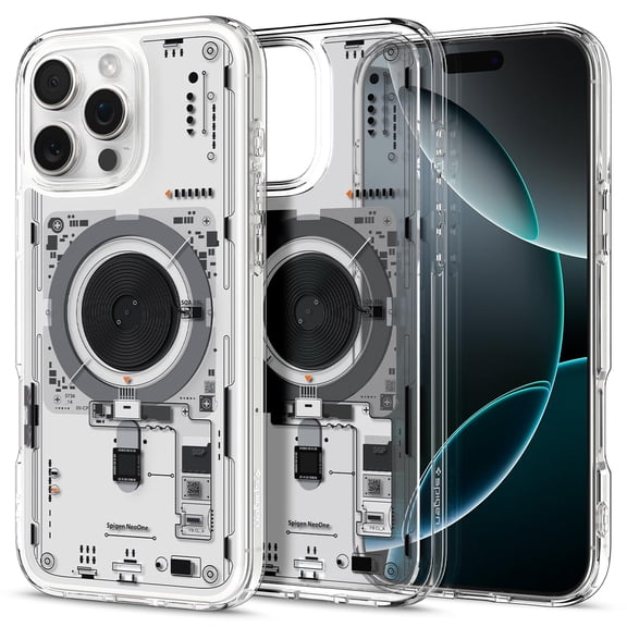 Funda Spigen Ultra Hybrid MagFit para iPhone 16 Pro, antiamarilleo