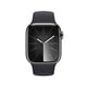 thumbnail image 2 of Smartwatch Apple Series&nbsp;9 (GPS&nbsp;+&nbsp;Cellular) Caja de acero inoxidable Gris 41MM correa deportiva Negro talla M/L, 2 of 4