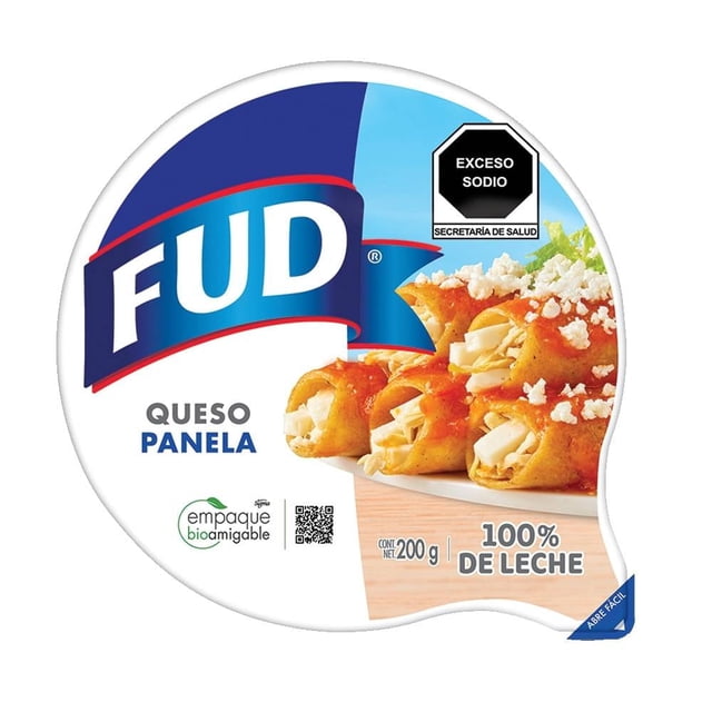 Queso panela FUD 23 en bloque 200 g