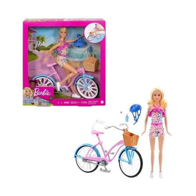 Set de Juego Barbie Bicicleta con Muñeca