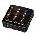 thumbnail image 1 of Cargador USB Tipo C de 30 Puertos, Multipuerto, 200 W, Estación de Carga de Escritorio de Alta Potencia con Ventilador, 1 of 6