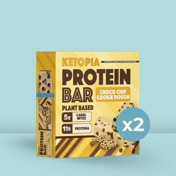 12 Pack Barra de Proteína Choco Chip Cookie Dough barritad de 55g c/u