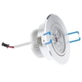 thumbnail image 2 of Foco Empotrable De Luz De Techo Led Regulable De 3 * 1W Luz Blanca Fría 200-245V Advancent HA015370-00, 2 of 6