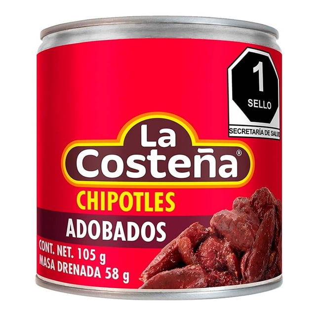 Chiles chipotles La Costeña en adobo 105 g