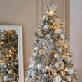 thumbnail image 2 of Pino de Navidad Nevado 2.10 m con 1000 Ramas Decoración, 2 of 6