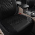 thumbnail image 3 of Funda de asiento de coche de 9 piezas, Protector de asiento Universal de cuero PU, conjunt Abanopi  Amortiguar, 3 of 7