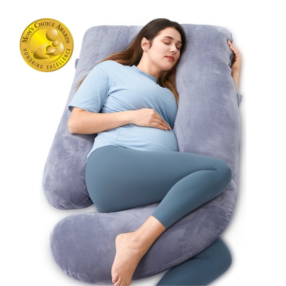 Momcozy Almohadas de Embarazo para Dormir, en Forma de U, 145 cm