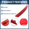 thumbnail image 4 of Reflector de Parachoques No.BS71515B0BD para FORD FIESTA 2015 2016 2017 2018 2019 Rojo 1pc Trasero Derecho, 4 of 7
