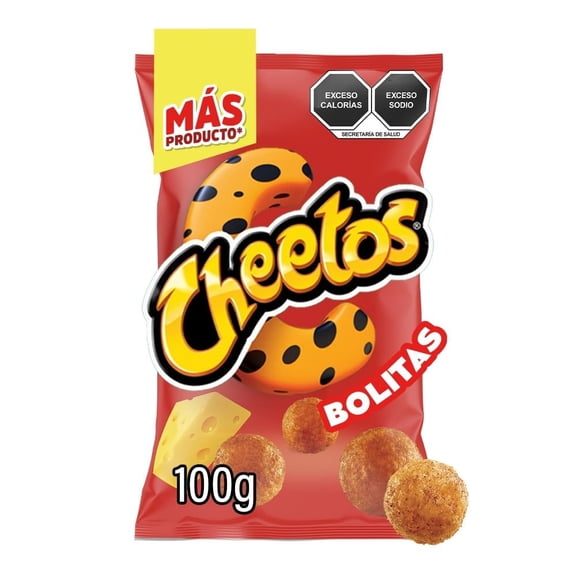 Botana Sabritas Cheetos bolitas  chile y queso 100 g