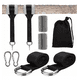 thumbnail image 1 of Kit De Soga Y Gancho De Hamaca Columpio Hamaquero Accesorios Negro, 1 of 5