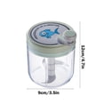 thumbnail image 3 of Mini procesador de alimentos inalámbrico portátil, picador de verduras para ajo, cebolla, nueces, hielo y especias, 600 ml, recargable por USB, pequeño triturador eléctrico, licuadora para cocina,, 3 of 6