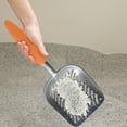 thumbnail image 3 of Apmemiss Clearance Cat Litter Scoop, Sturdy Litter Cleaner Corner Shovel, Stainless Steel Mesh Litter Shovel, Easy to Clean Reptile Terrarium Sand Waste, Beach Shovel, 3 of 5