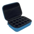 thumbnail image 1 of Estuche de viaje para insulina, estuche compacto para transportar viales de insulina, organizador y bolsa de refrigeración para exteriores, viajes, oficina y hogar. Azul 15 ranuras, 1 of 8