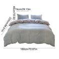 thumbnail image 3 of CaiYueKe Bedding Set Queen Size 4 Piece Duvet Cover Sheet Pillowcases Breathable Soft Microfiber All Season Hotel Bed Sheets Wrinkle Resistant Easy Care Modern Solid Color Bedroom Essentials, 3 of 7