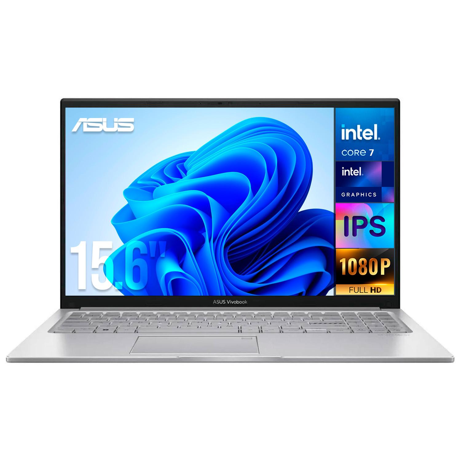 Laptop ASUS Vivobook 15 X1504VA Intel Core 7 150U 8GB DDR5 SSD 512GB Pantalla 15.6" IPS FHD Windows 11 Teclado Español