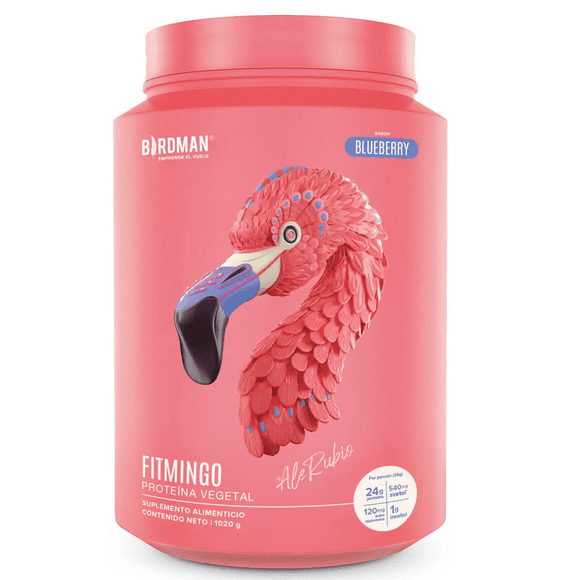 Proteina Vegetal Birdman Fitmingo 1020g Blueberry