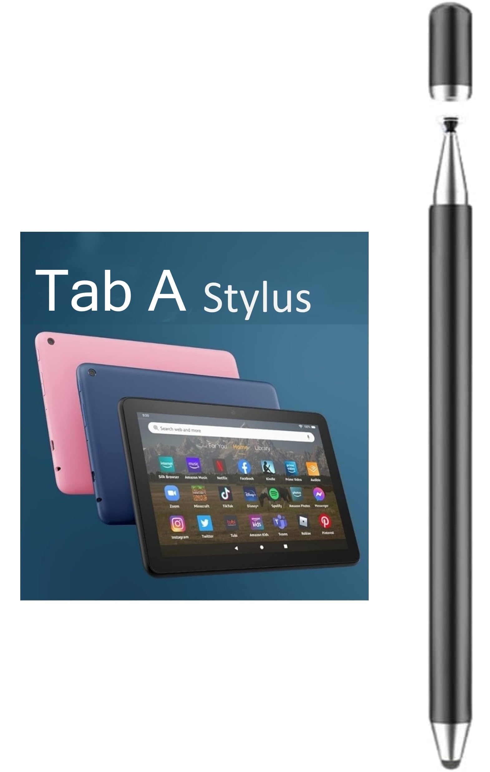 Lápiz capacitivo fllynewrite 2 en 1 para Samsung Galaxy Tab A9+ Plus/A9/A8/A8 Plus/A7/A7 Lite