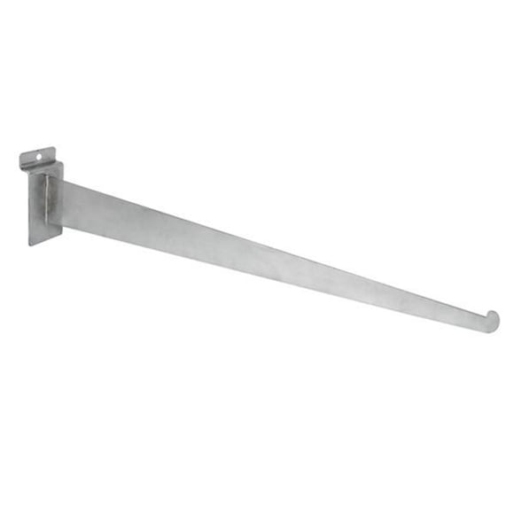 mensula panel ranurado veker cromo 25 cm