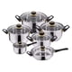 thumbnail image 1 of Batería de Cocina Fraciel 12 pz Acero Inoxidable Fernanda 12 pz Acero Inoxidable, 1 of 2