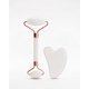 thumbnail image 1 of Kit Rodillo Facial Cuarzo Blanco y Piedra Gua Sha Original, 1 of 6