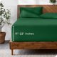 thumbnail image 1 of Sábana Ajustable Bolsillo Extra Profundo 22' Bare Home Colección Premium 1800 Tamaño King Verde Bosque, 1 of 7