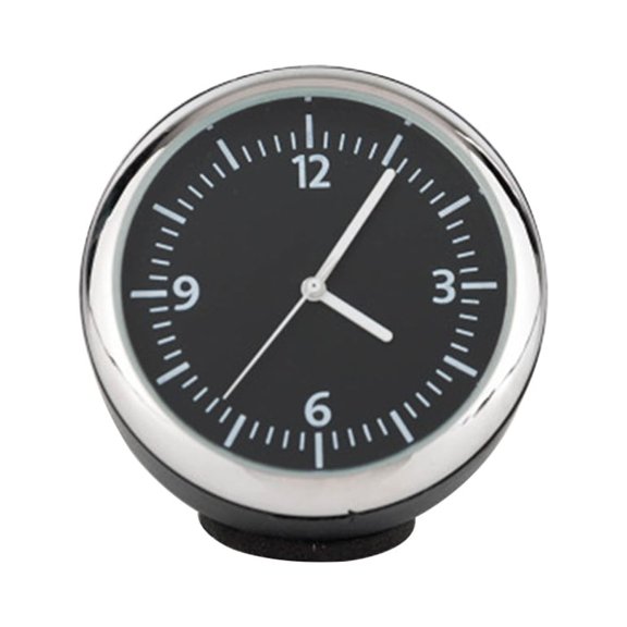 Reloj mecánico luminoso para coche, mini reloj para salpicadero de coche, con puntero de acero.